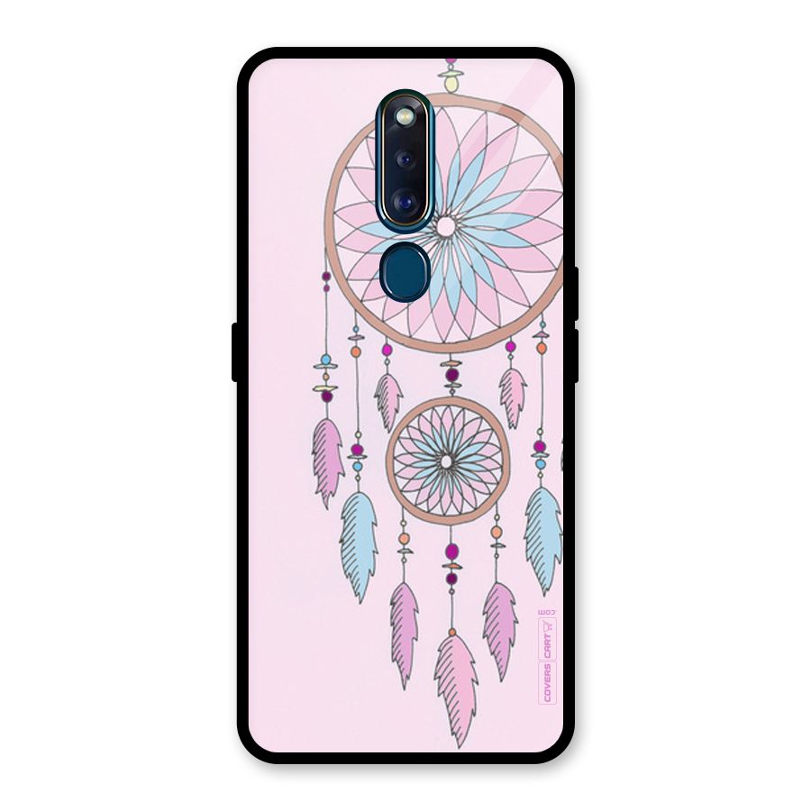Pretty Dream Catcher Glass Back Case for Oppo F11 Pro