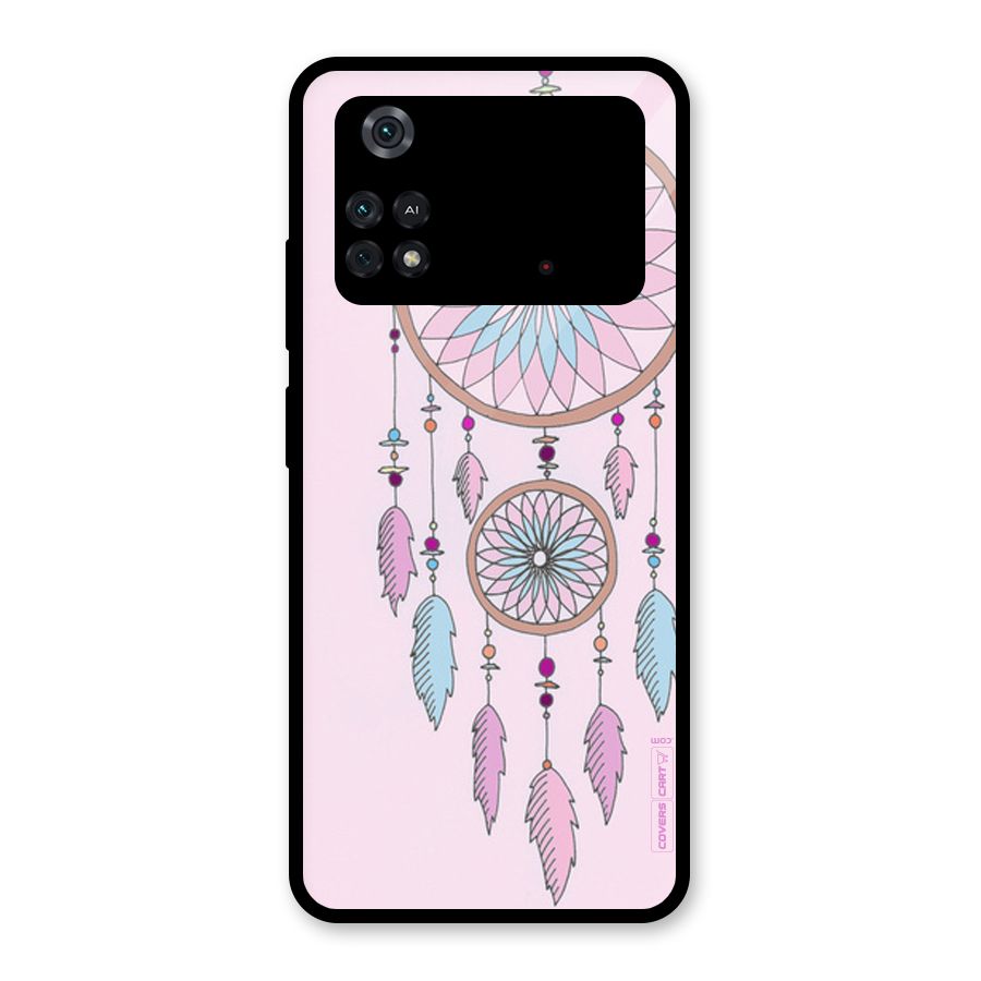 Pretty Dream Catcher Glass Back Case for Poco M4 Pro 4G