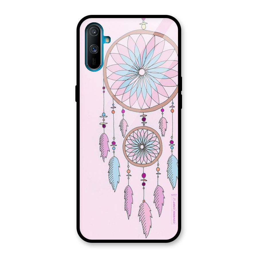 Pretty Dream Catcher Glass Back Case for Realme C3