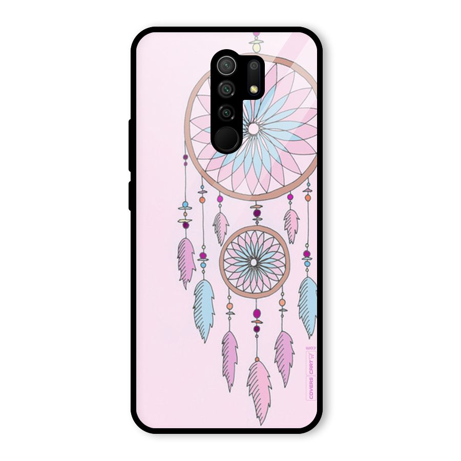 Pretty Dream Catcher Glass Back Case for Redmi 9 Prime