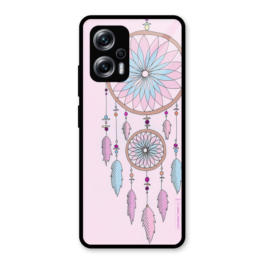 Pretty Dream Catcher Glass Back Case for Redmi K50i