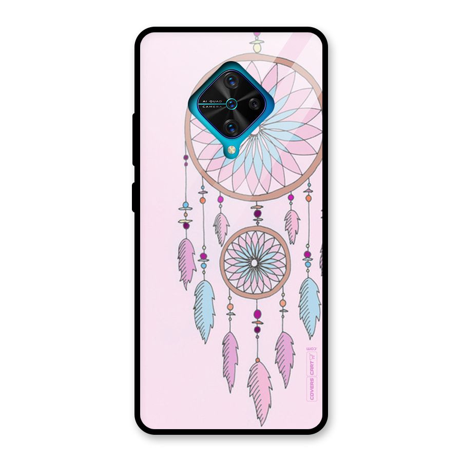 Pretty Dream Catcher Glass Back Case for Vivo S1 Pro