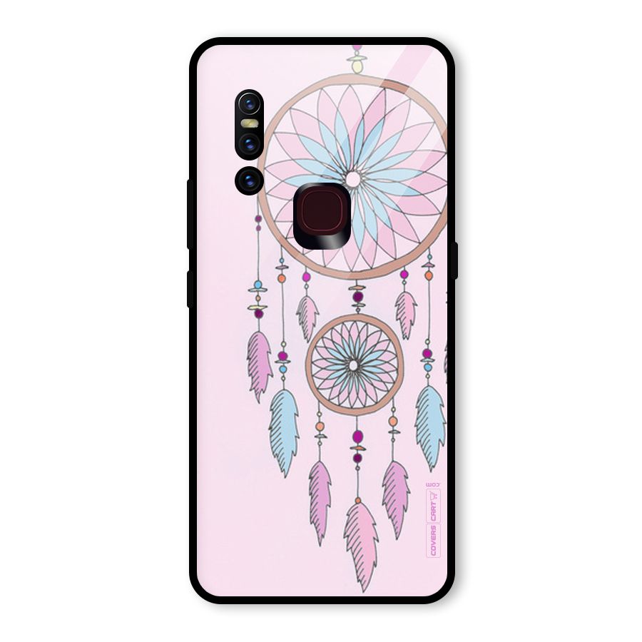 Pretty Dream Catcher Glass Back Case for Vivo V15