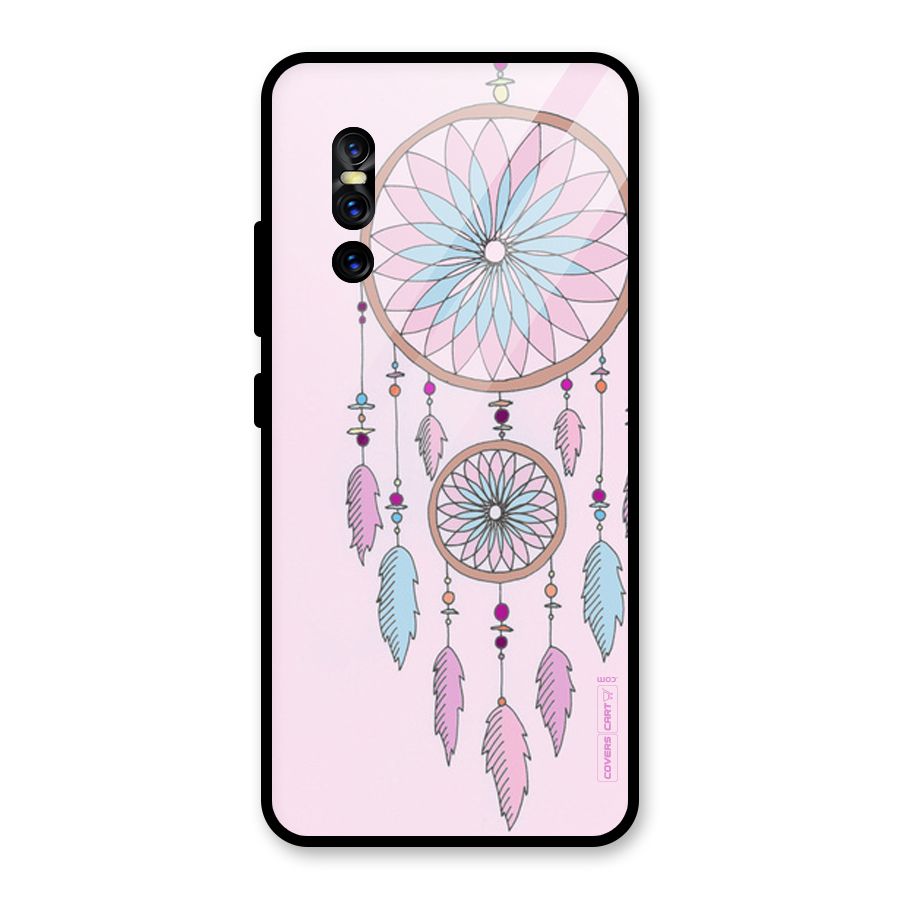 Pretty Dream Catcher Glass Back Case for Vivo V15 Pro