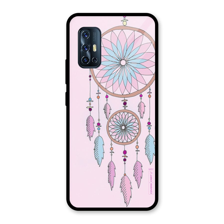Pretty Dream Catcher Glass Back Case for Vivo V17