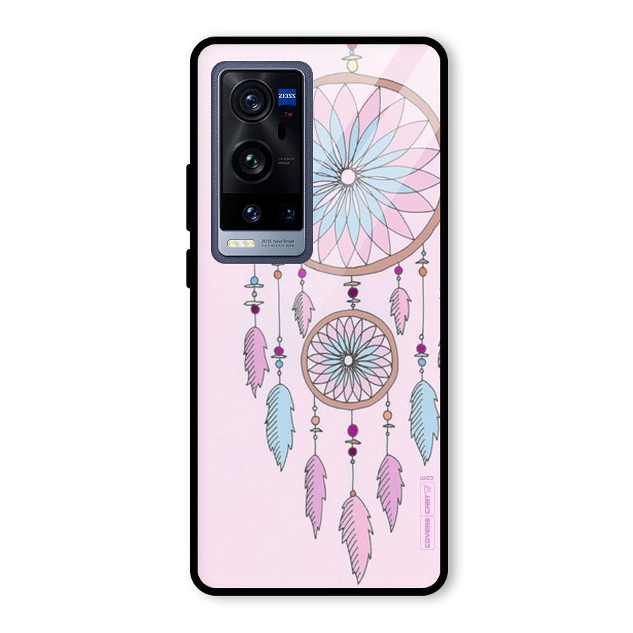 Pretty Dream Catcher Glass Back Case for Vivo X60 Pro Plus