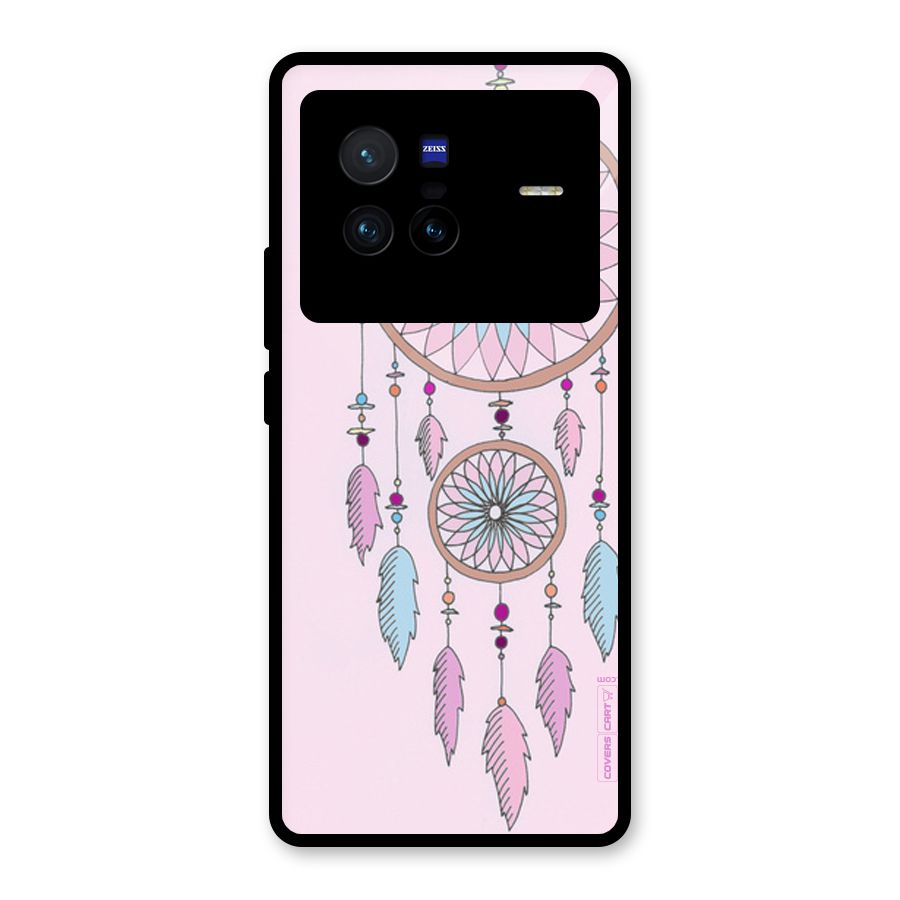 Pretty Dream Catcher Glass Back Case for Vivo X80
