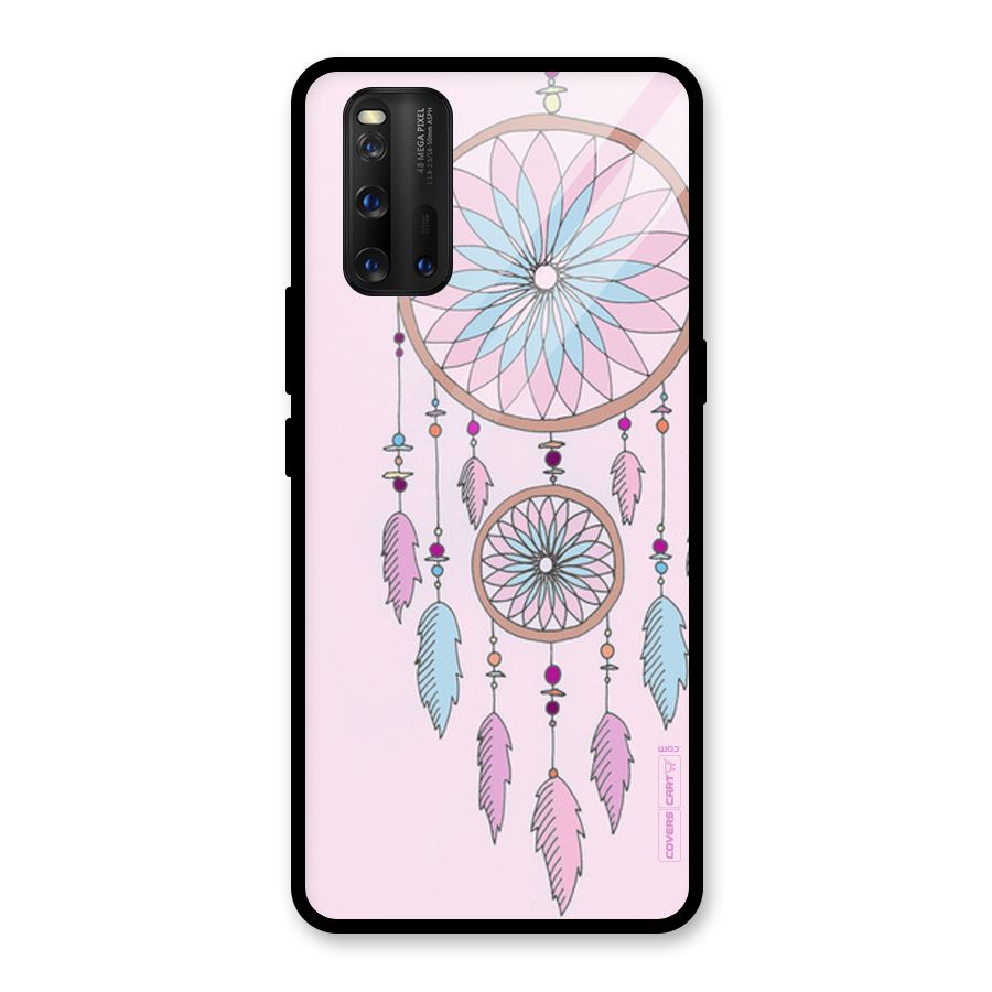 Pretty Dream Catcher Glass Back Case for Vivo iQOO 3