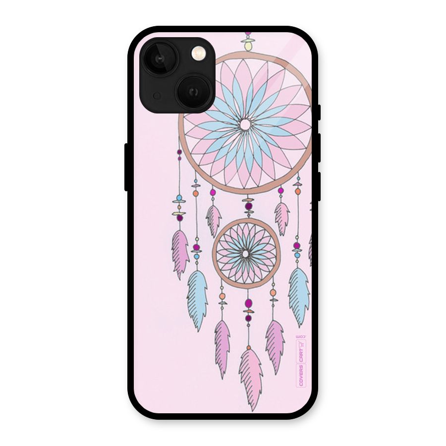 Pretty Dream Catcher Glass Back Case for iPhone 13