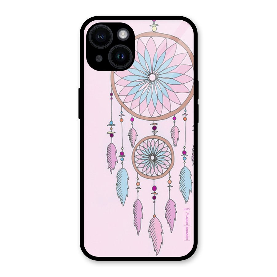 Pretty Dream Catcher Glass Back Case for iPhone 14