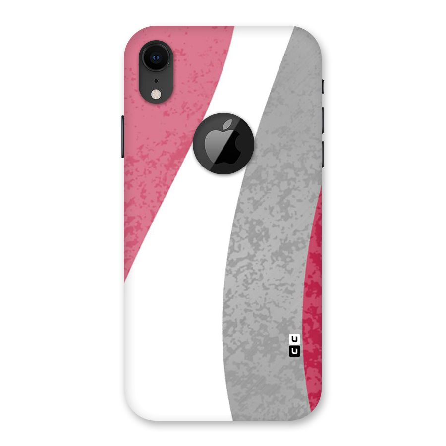 Pretty Flow Design Back Case for iPhone XR Logo Cut