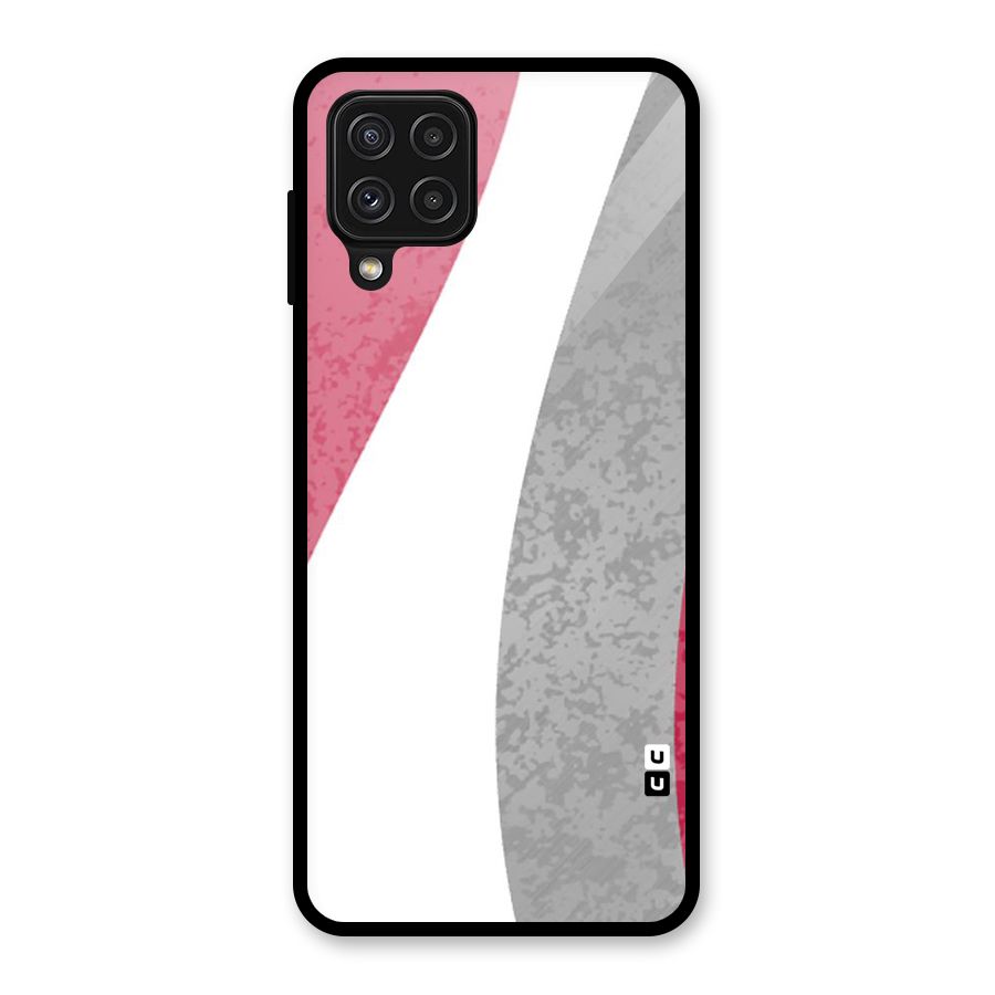 Pretty Flow Design Glass Back Case for Galaxy A22 4G