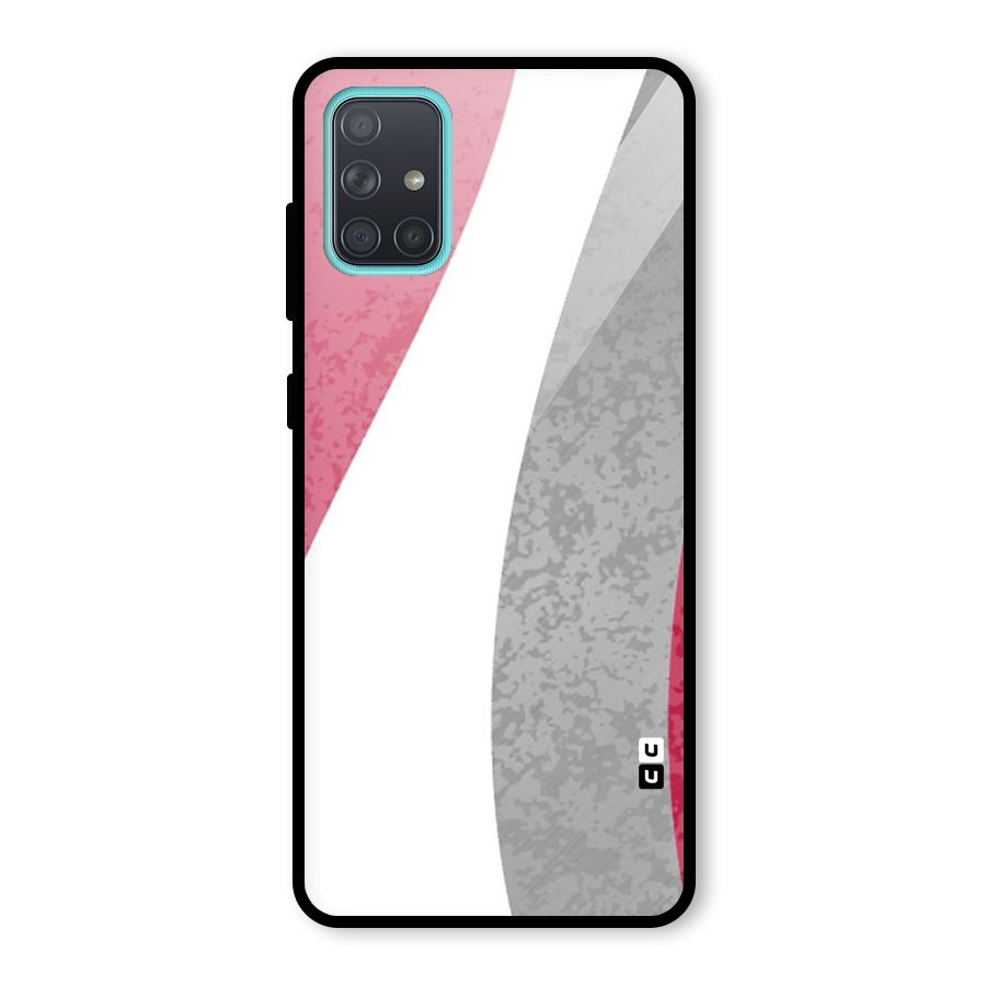 Pretty Flow Design Glass Back Case for Galaxy A71