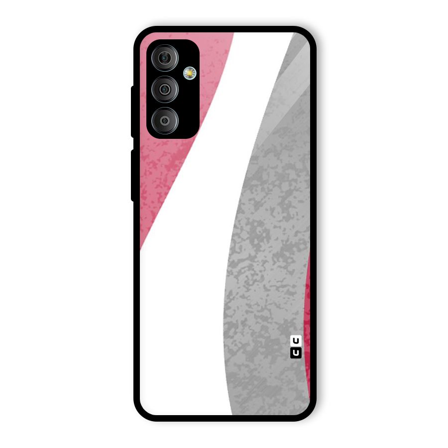 Pretty Flow Design Glass Back Case for Galaxy F23