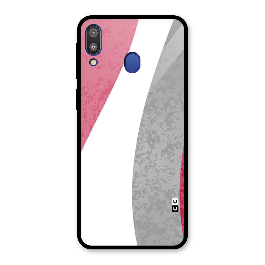 Pretty Flow Design Glass Back Case for Galaxy M20