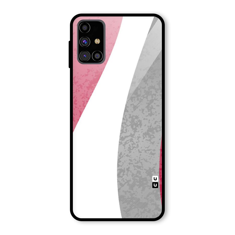 Pretty Flow Design Glass Back Case for Galaxy M31s