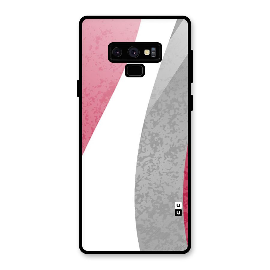 Pretty Flow Design Glass Back Case for Galaxy Note 9