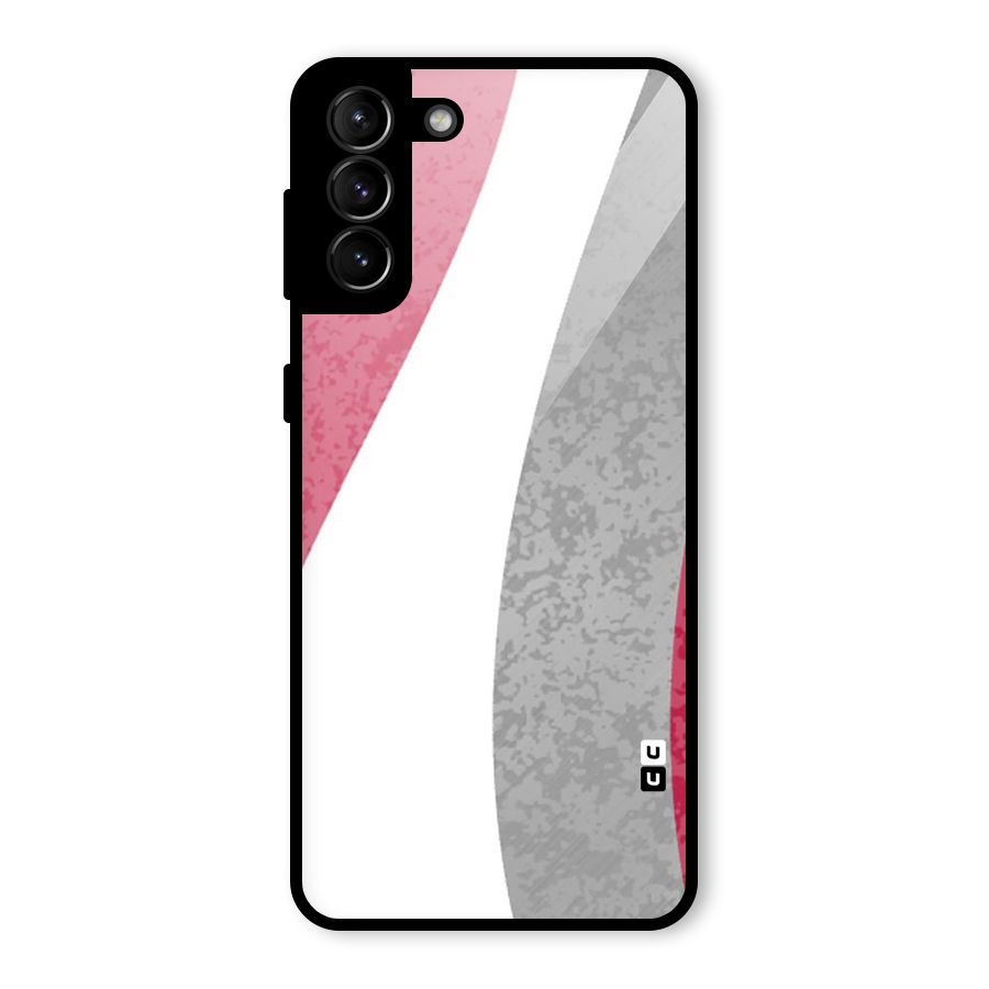 Pretty Flow Design Glass Back Case for Galaxy S21 Plus