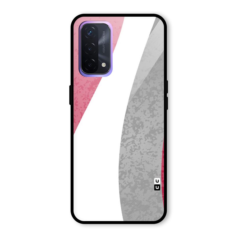 Pretty Flow Design Glass Back Case for Oppo A74 5G