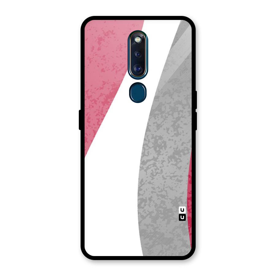 Pretty Flow Design Glass Back Case for Oppo F11 Pro