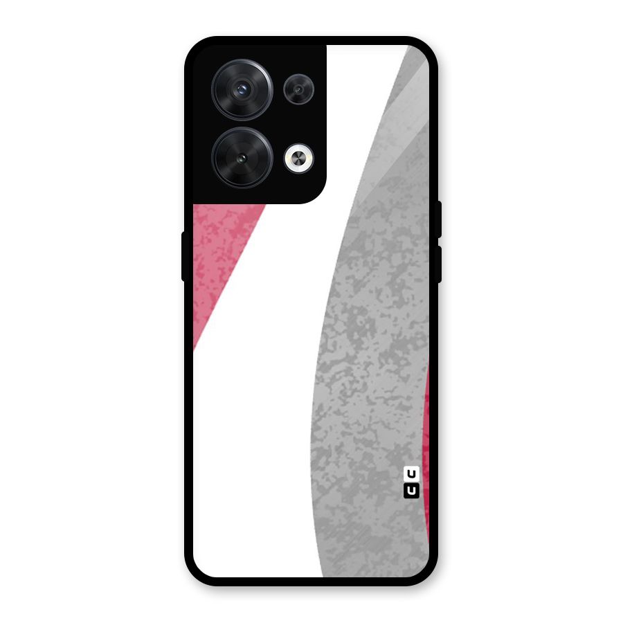 Pretty Flow Design Glass Back Case for Oppo Reno8 5G