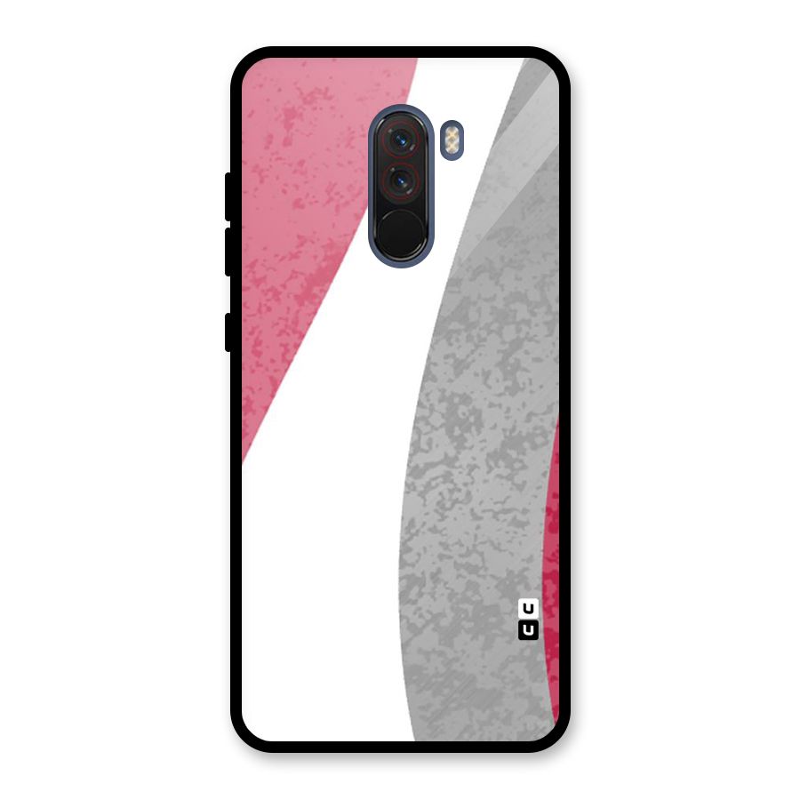 Pretty Flow Design Glass Back Case for Poco F1