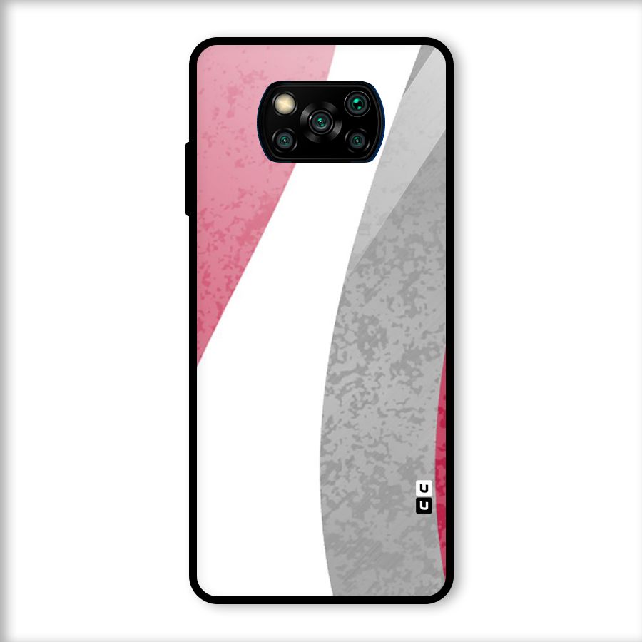 Pretty Flow Design Glass Back Case for Poco X3