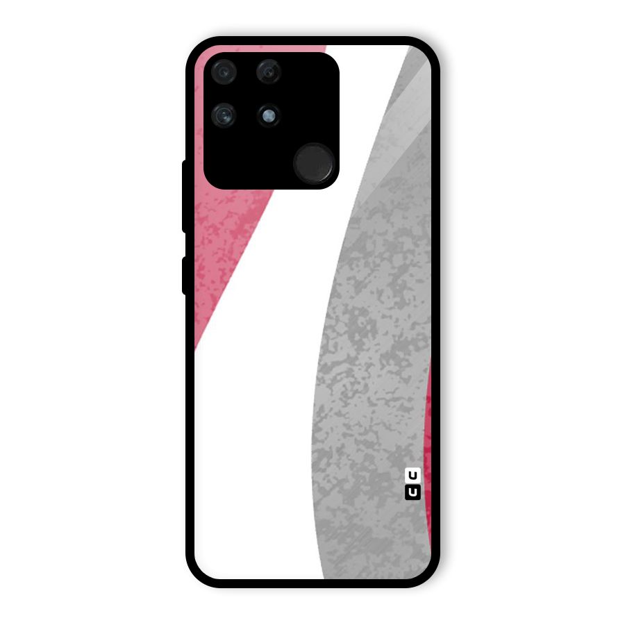 Pretty Flow Design Glass Back Case for Realme Narzo 50A