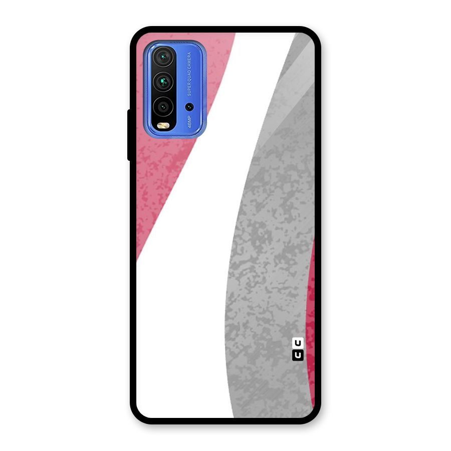 Pretty Flow Design Glass Back Case for Redmi 9 Power