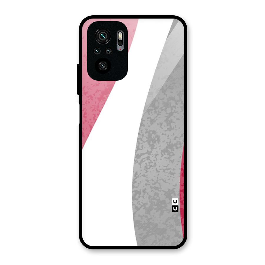 Pretty Flow Design Glass Back Case for Redmi Note 10S