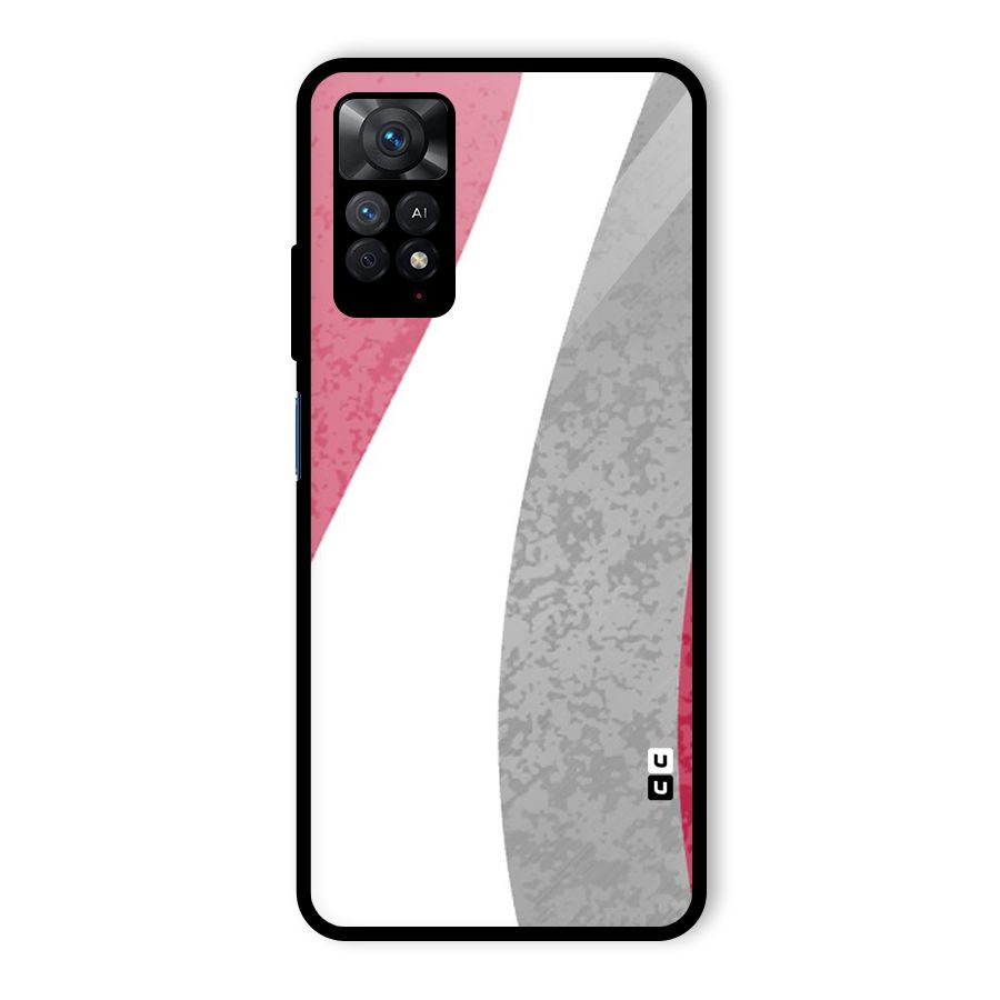 Pretty Flow Design Glass Back Case for Redmi Note 11 Pro