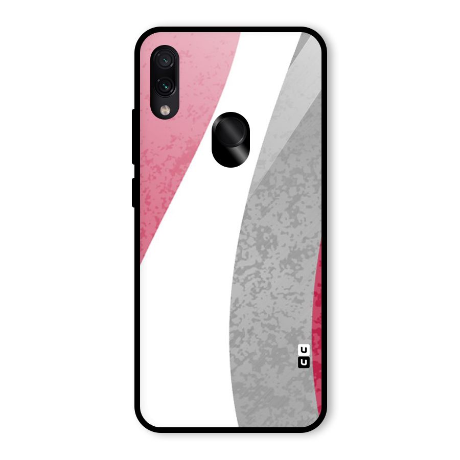 Pretty Flow Design Glass Back Case for Redmi Note 7S