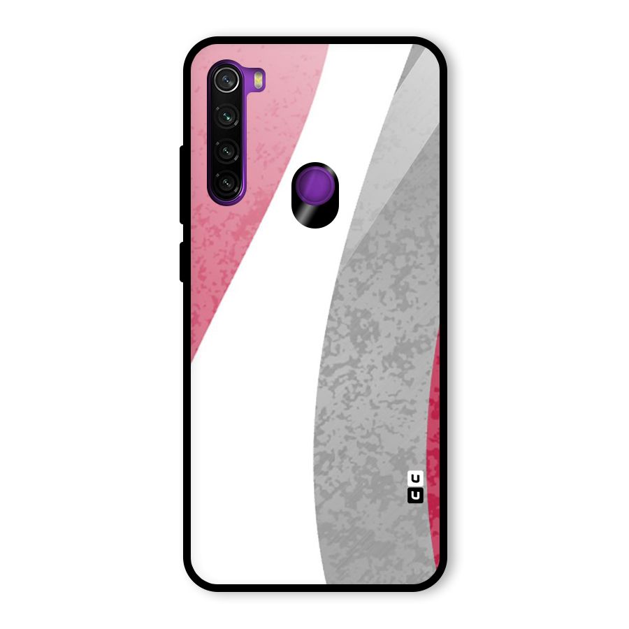 Pretty Flow Design Glass Back Case for Redmi Note 8