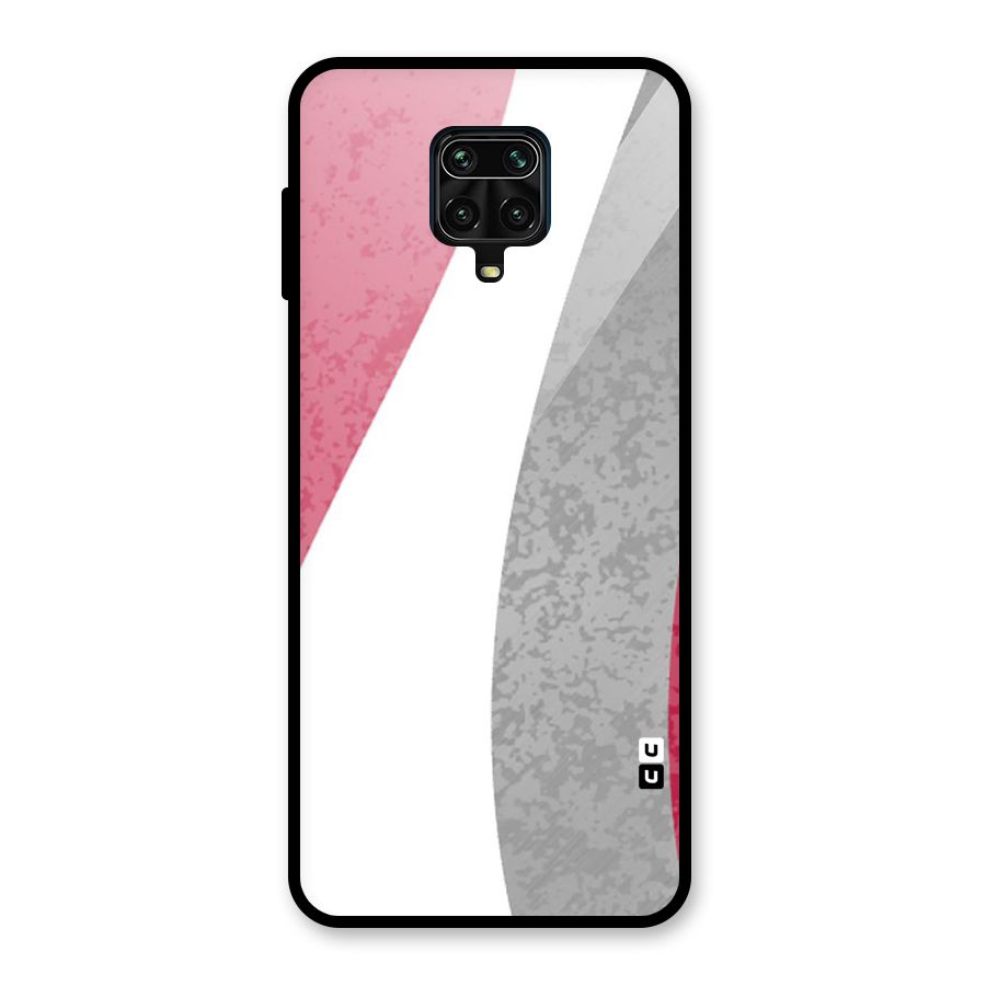 Pretty Flow Design Glass Back Case for Redmi Note 9 Pro