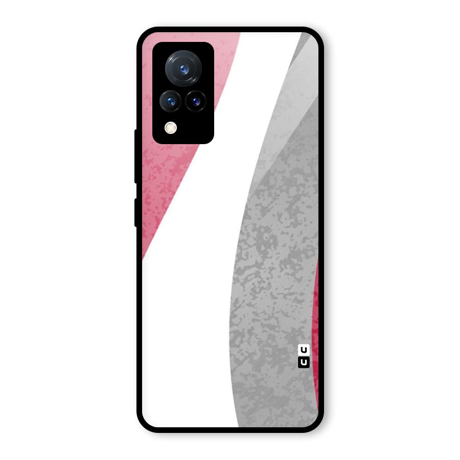 Pretty Flow Design Glass Back Case for Vivo V21 5G