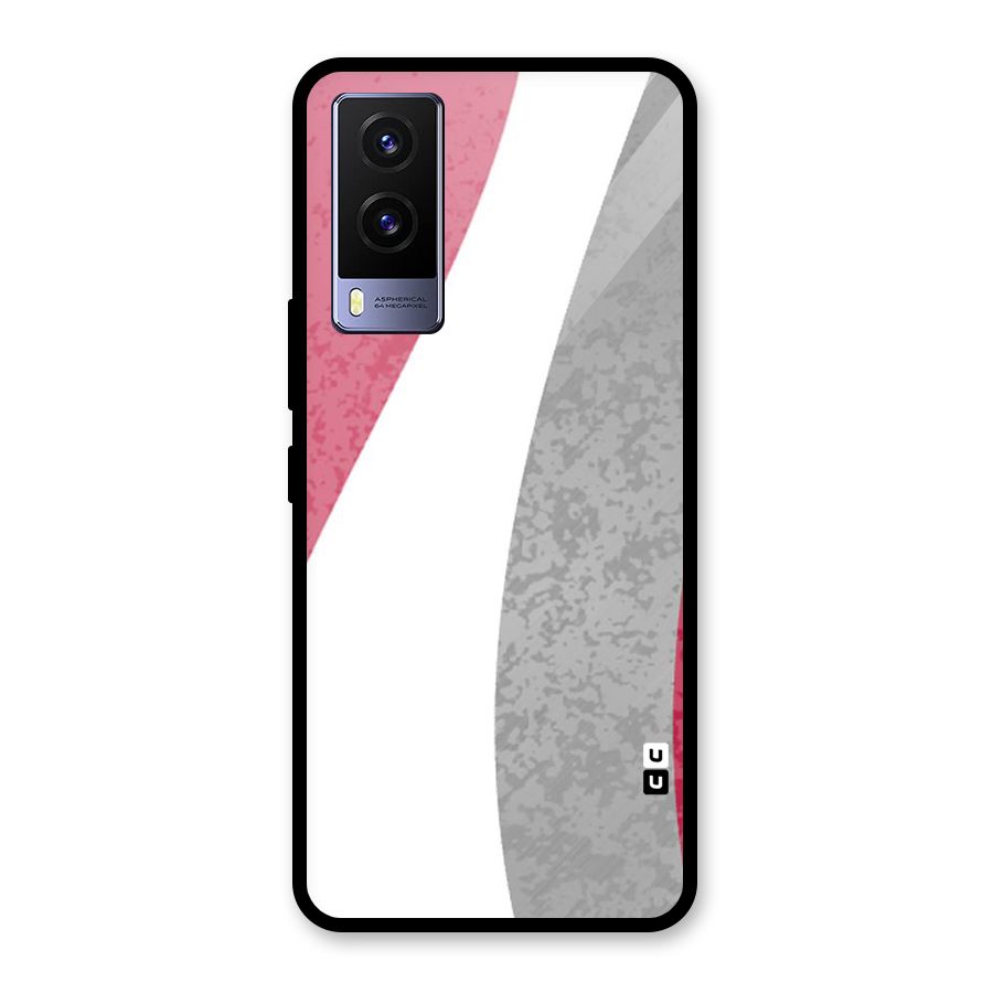 Pretty Flow Design Glass Back Case for Vivo V21e 5G