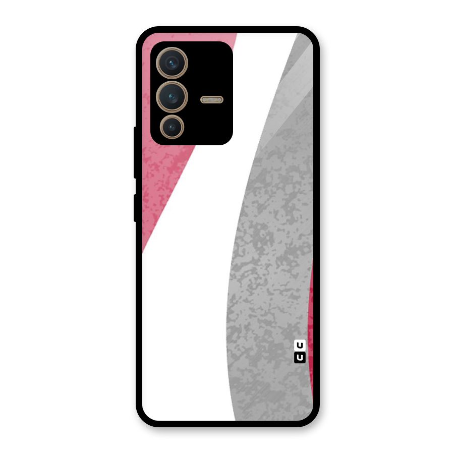 Pretty Flow Design Glass Back Case for Vivo V23 5G