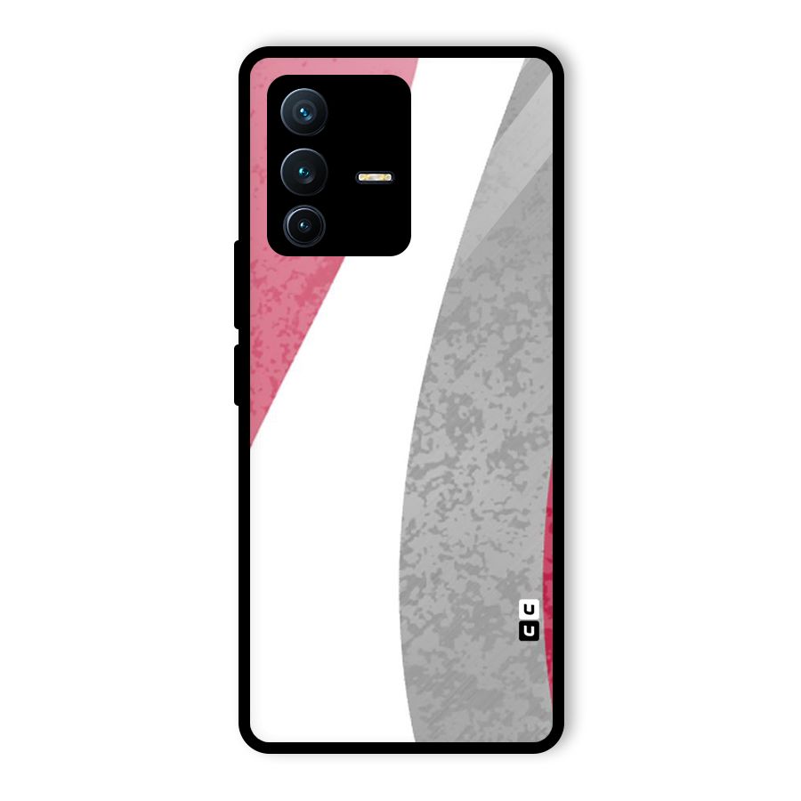 Pretty Flow Design Glass Back Case for Vivo V23 Pro