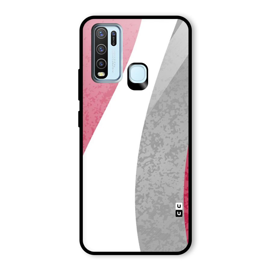 Pretty Flow Design Glass Back Case for Vivo Y30