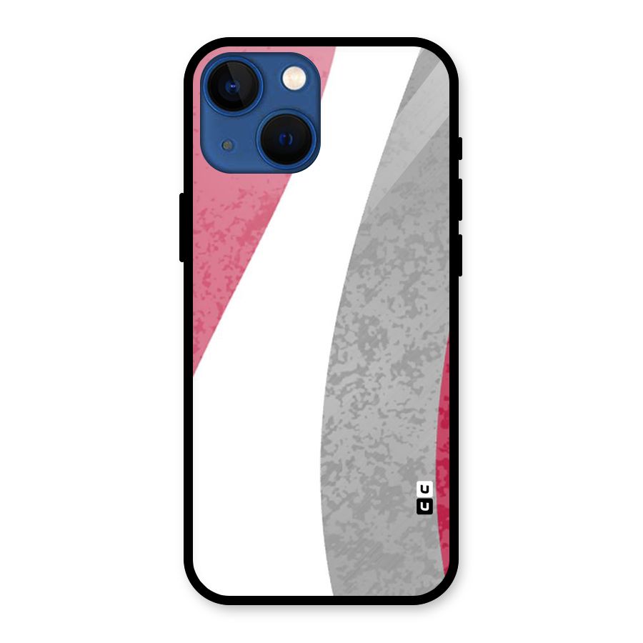 Pretty Flow Design Glass Back Case for iPhone 13 Mini