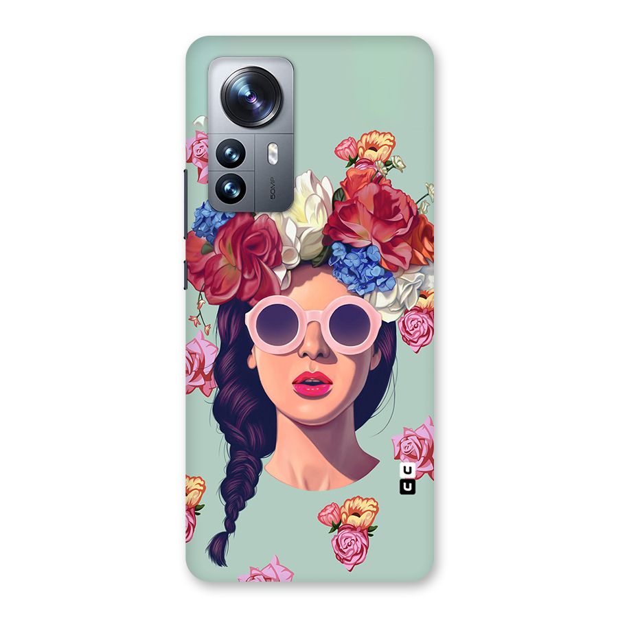 Pretty Girl Florals Illustration Art Back Case for Xiaomi 12 Pro