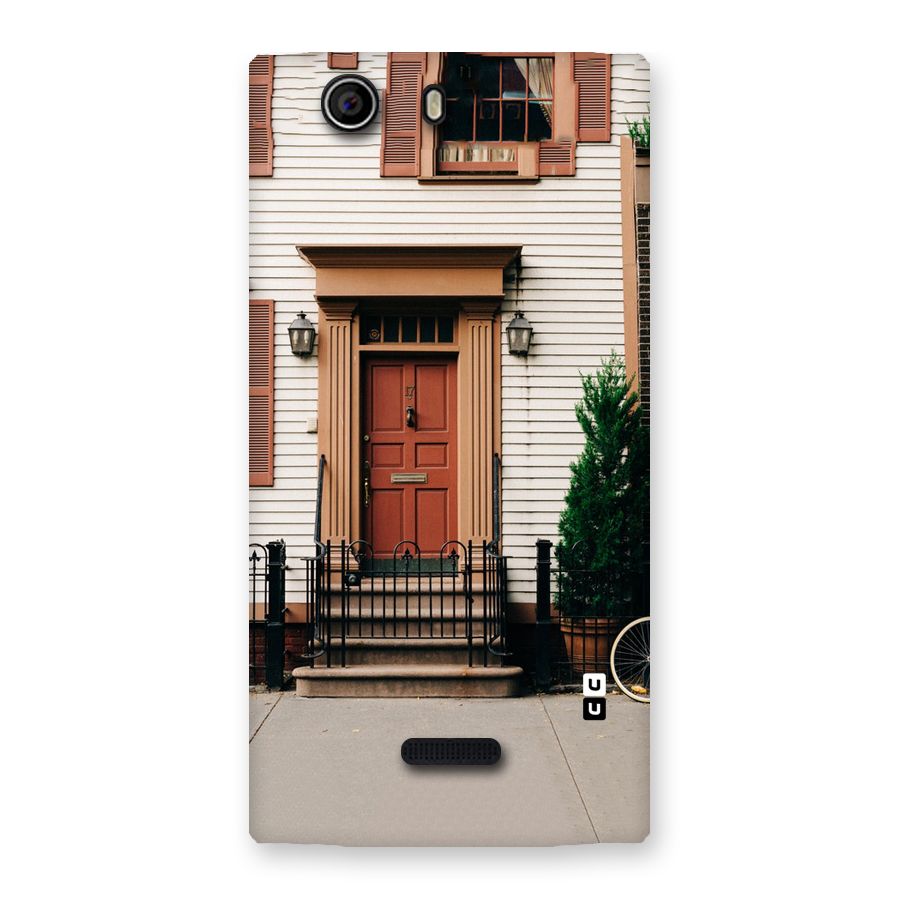 Pretty Orange Door Back Case for Canvas Nitro 2 E311