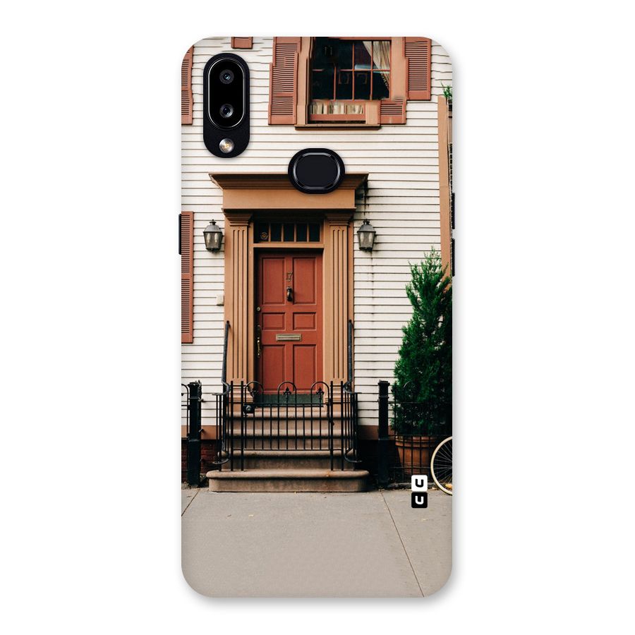 Pretty Orange Door Back Case for Galaxy A10s