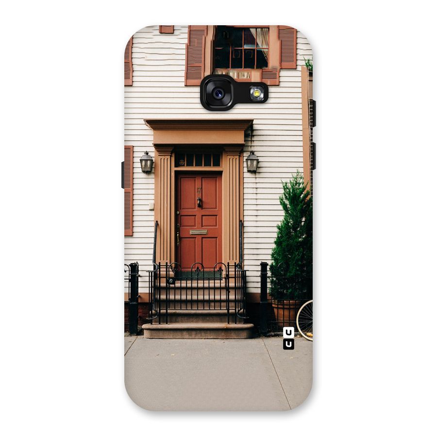 Pretty Orange Door Back Case for Galaxy A3 (2017)