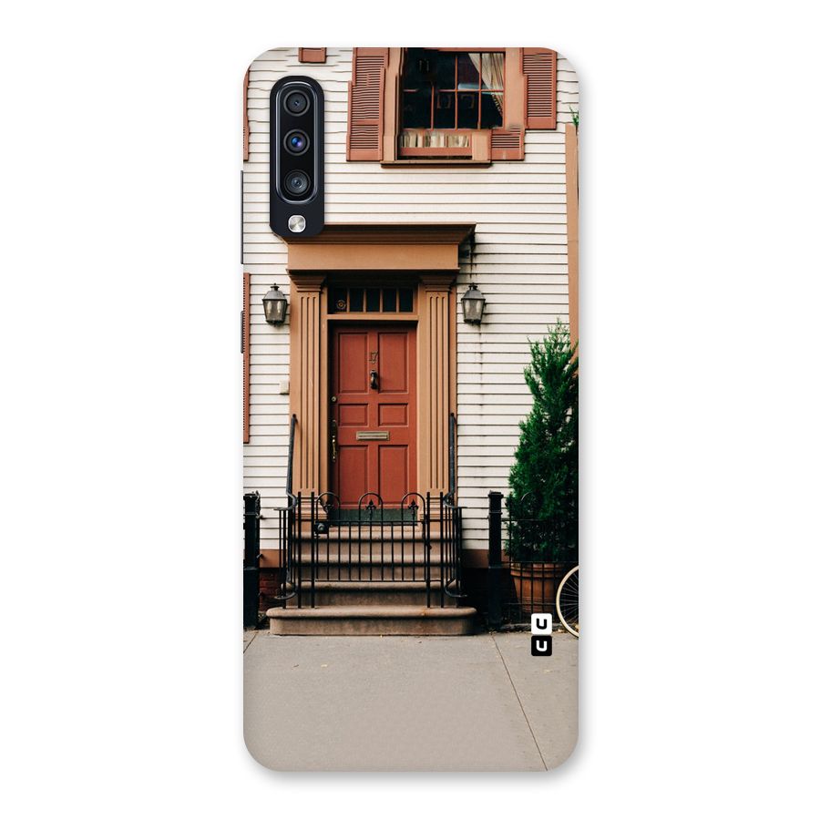 Pretty Orange Door Back Case for Galaxy A70
