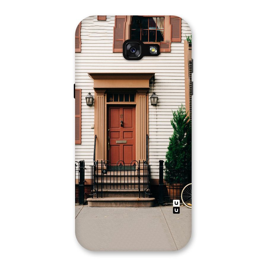Pretty Orange Door Back Case for Galaxy A7 (2017)
