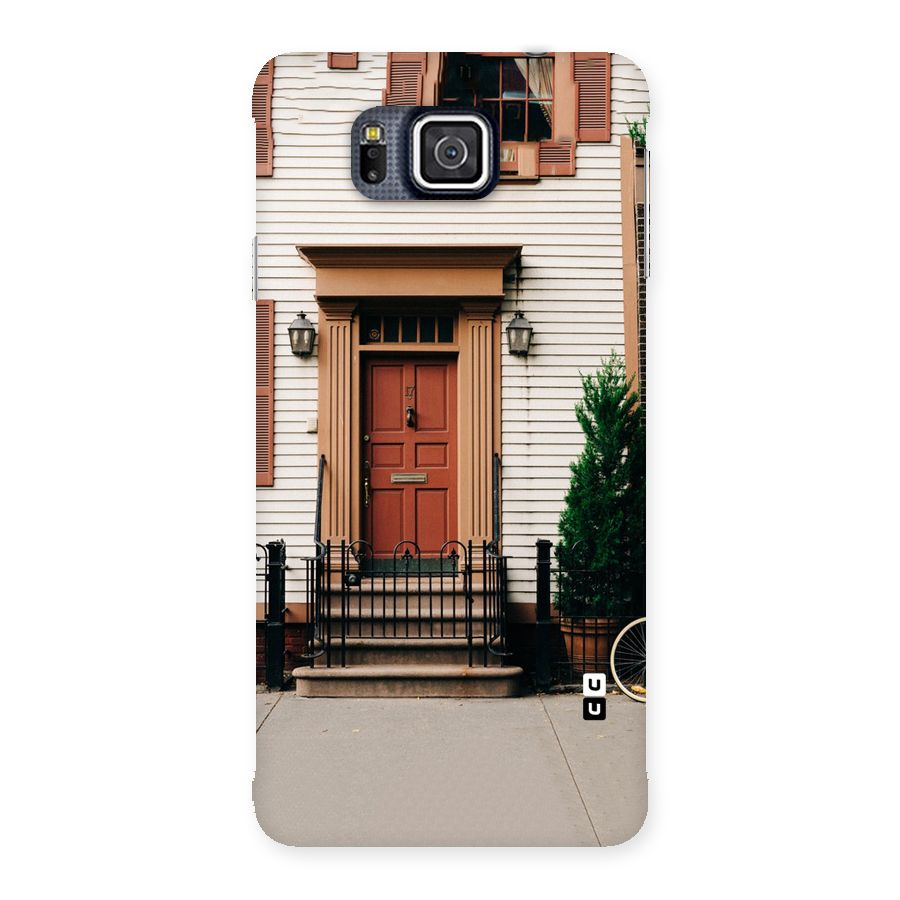 Pretty Orange Door Back Case for Galaxy Alpha