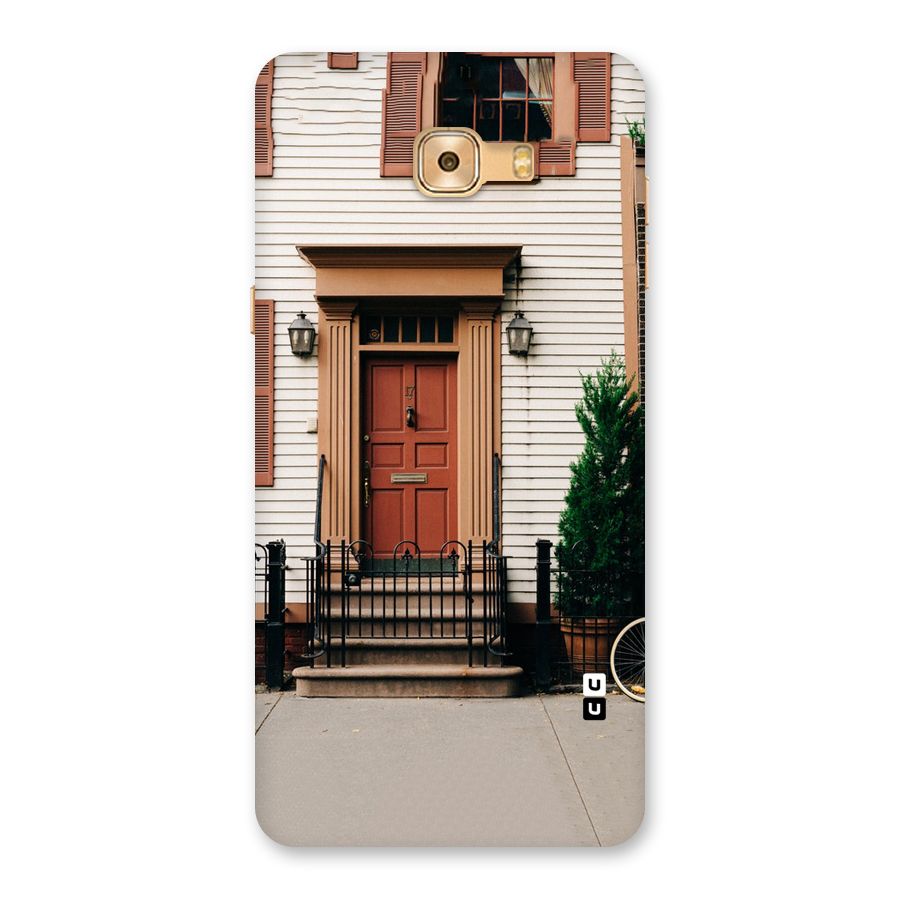 Pretty Orange Door Back Case for Galaxy C9 Pro
