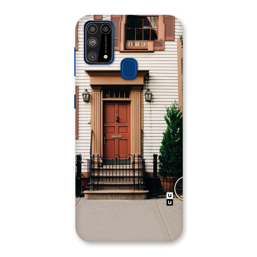 Pretty Orange Door Back Case for Galaxy F41