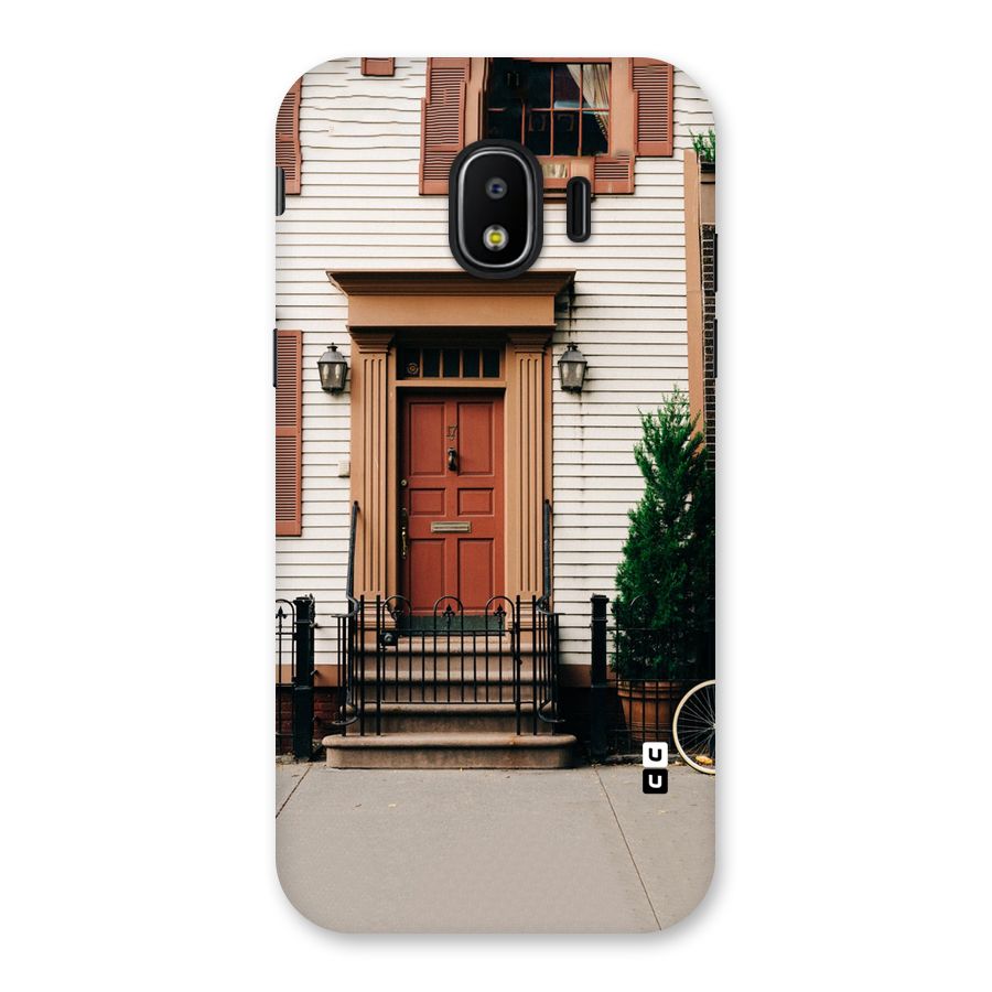 Pretty Orange Door Back Case for Galaxy J2 Pro 2018